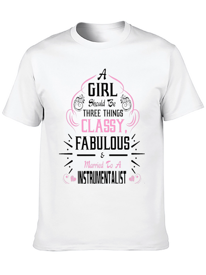 Camiseta Negra A Girl Should Be...