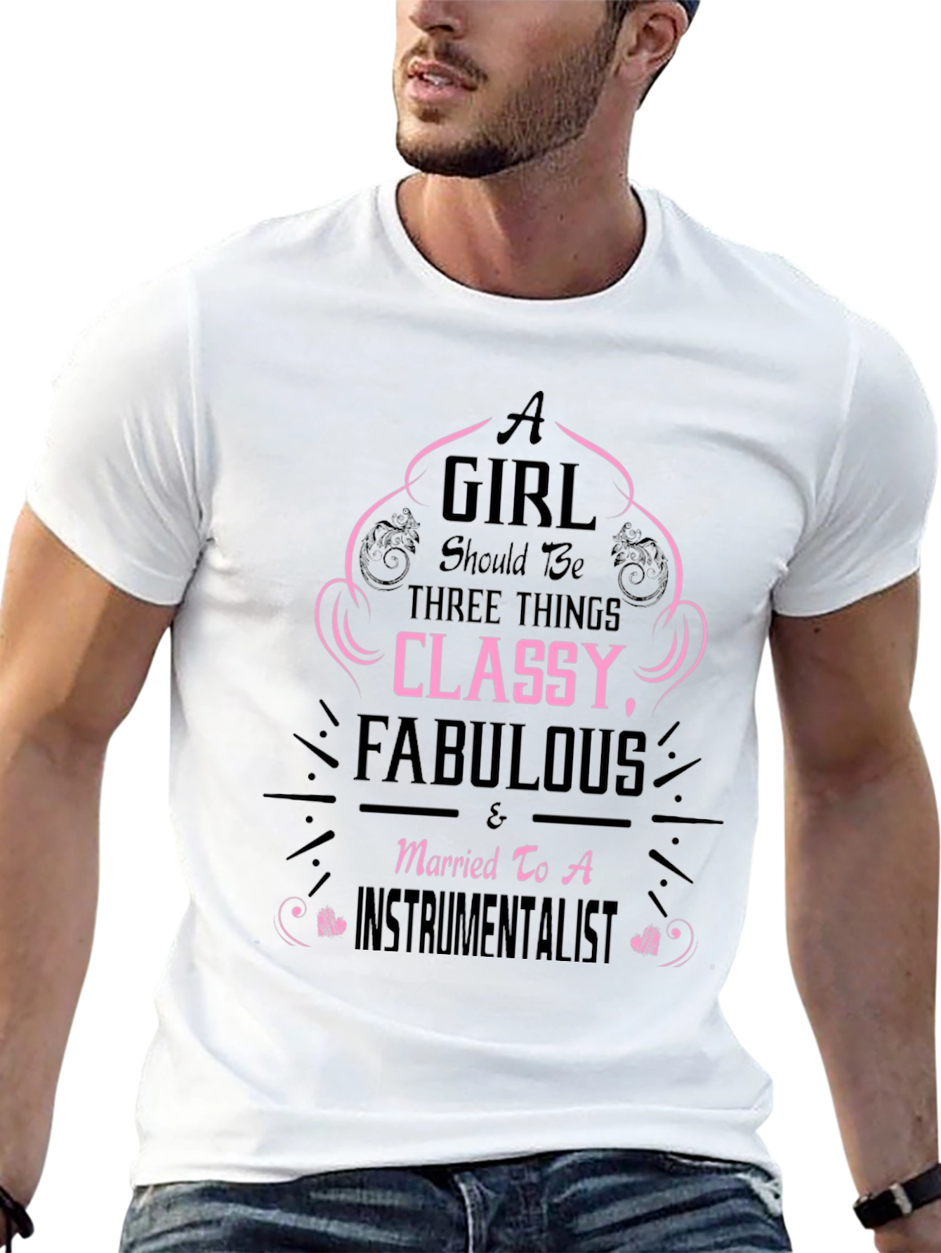 Camiseta Negra A Girl Should Be...