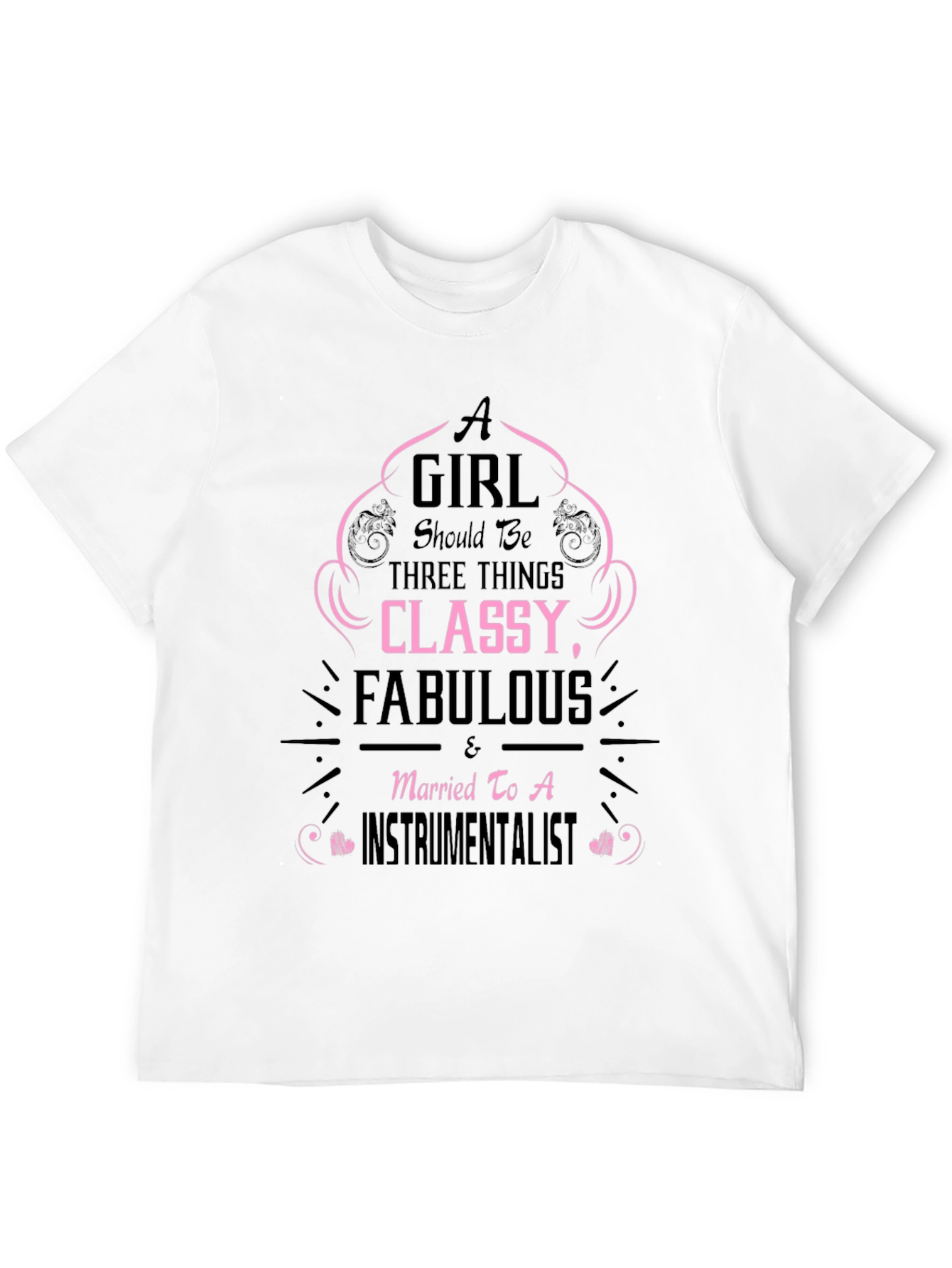 Camiseta Negra A Girl Should Be...