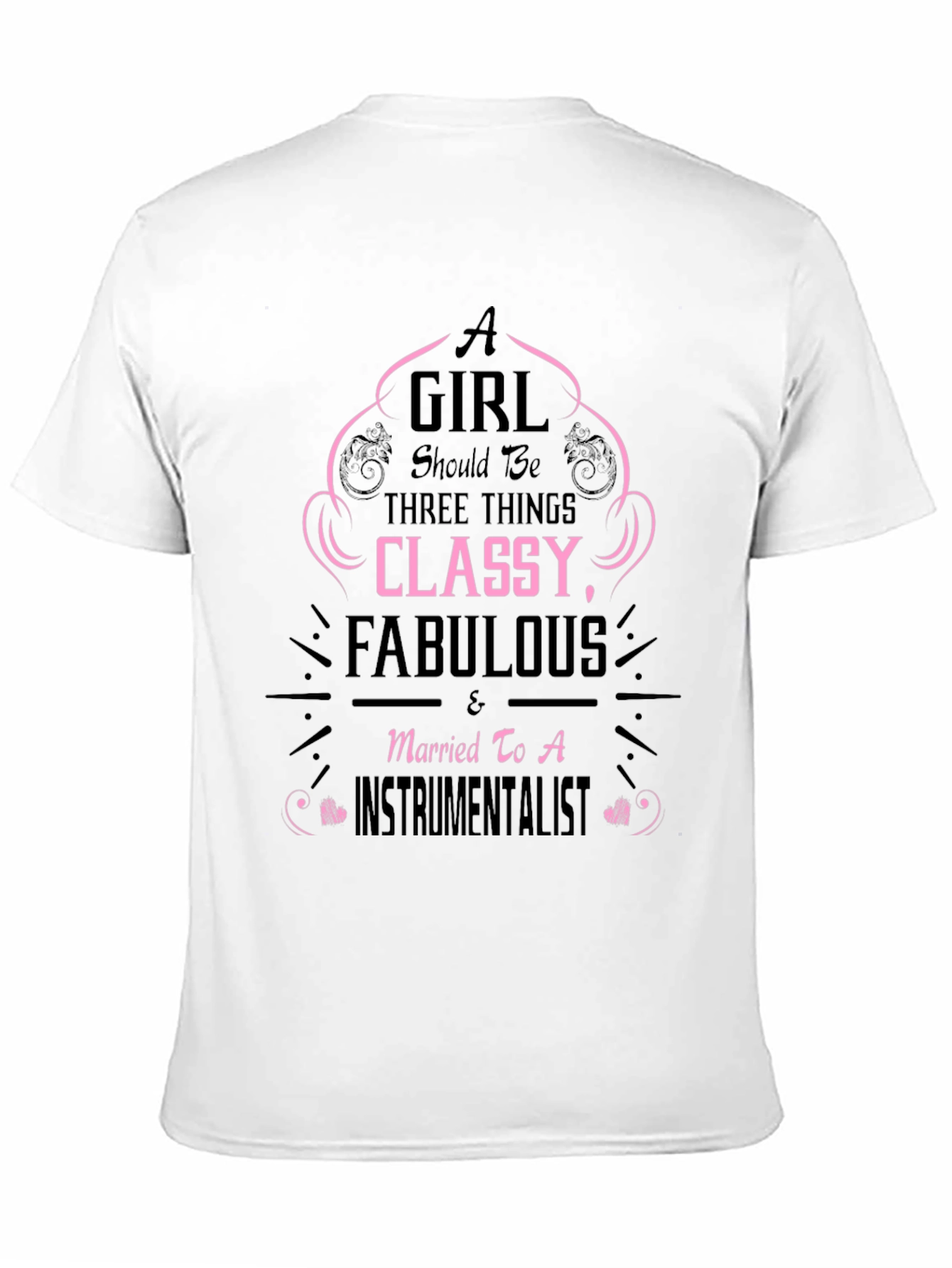 Camiseta Negra A Girl Should Be...