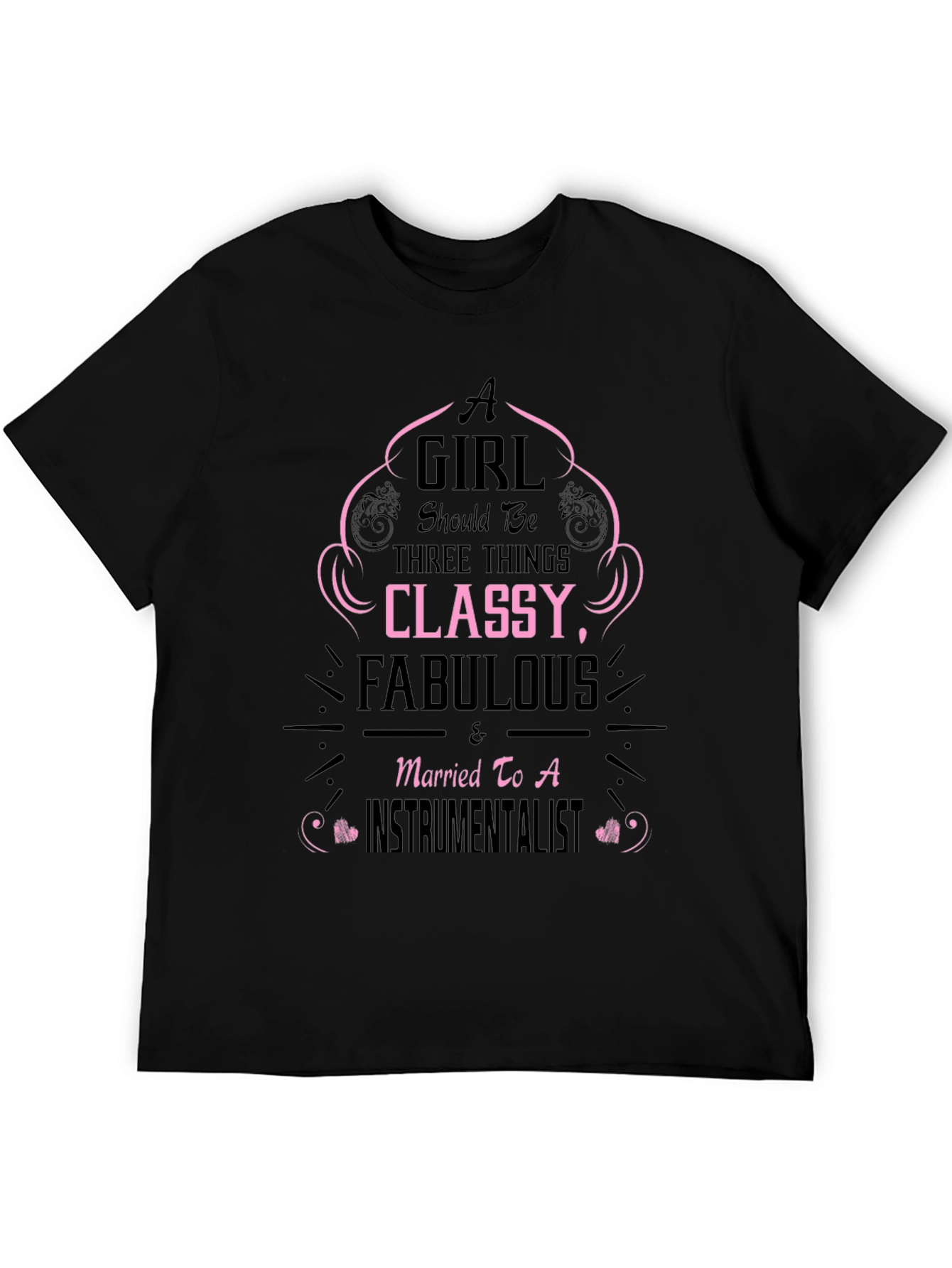 Camiseta Negra A Girl Should Be...