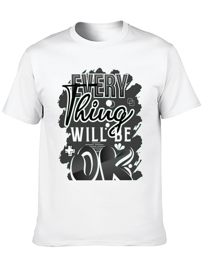 Camiseta Negra con Diseño Gráfico Motivacional