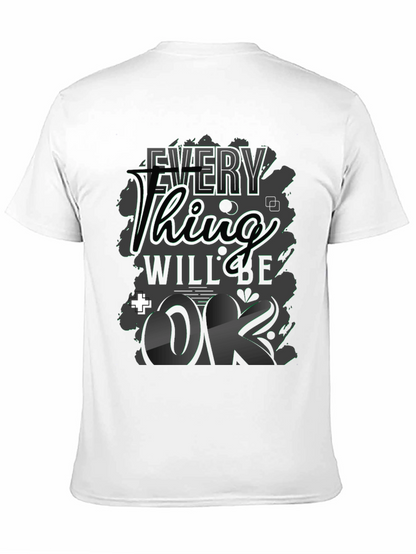 Camiseta Negra con Diseño Gráfico Motivacional