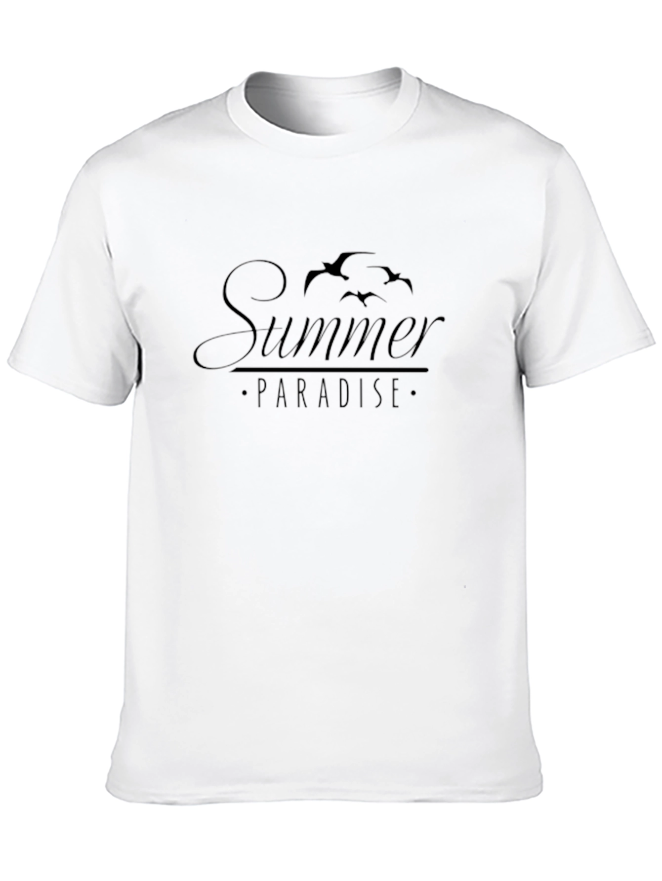 Camiseta Negra Summer Paradise Hombre