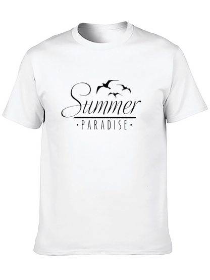 Camiseta Negra Summer Paradise Hombre