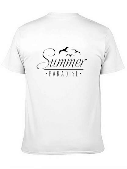 Camiseta Negra Summer Paradise Hombre