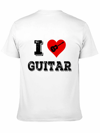 Camiseta Negra I ❤️ Guitar