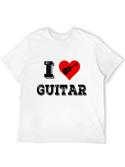 Camiseta Negra I ❤️ Guitar