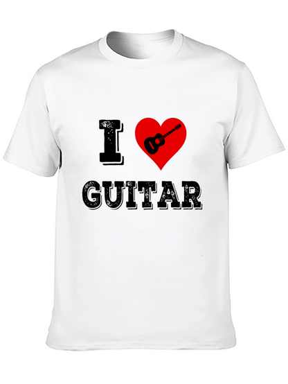 Camiseta Negra I ❤️ Guitar