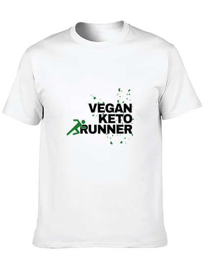 Camiseta Negra: Vegan Keto Runner