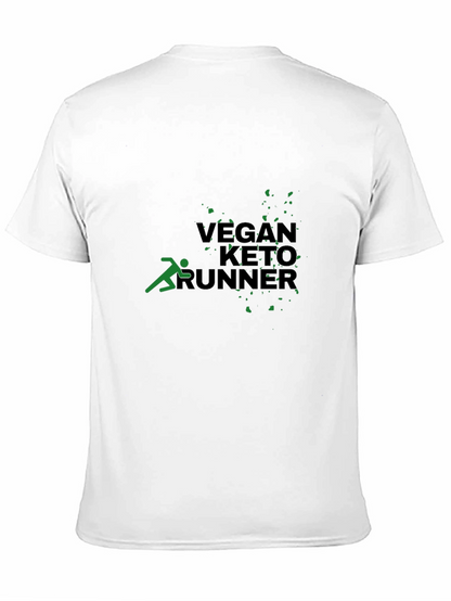 Camiseta Negra: Vegan Keto Runner