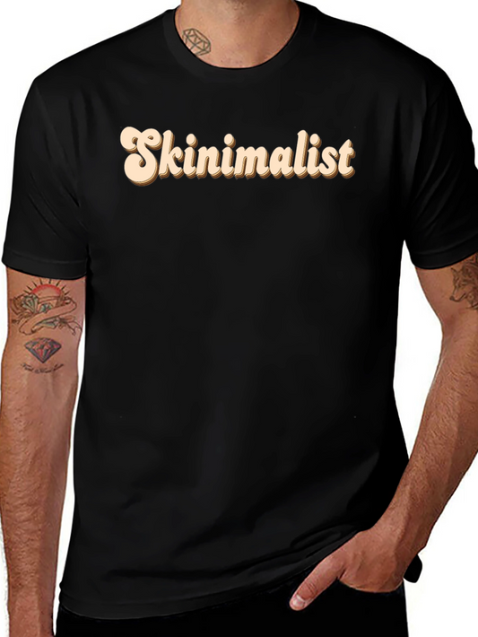 Camiseta Negra Skinimalist Retro