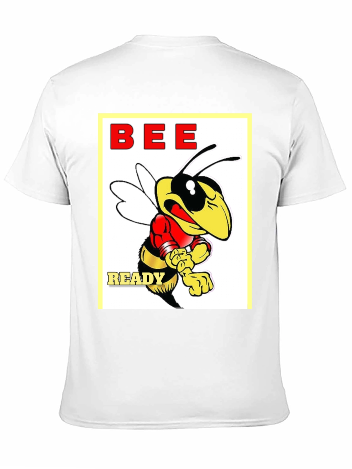 Camiseta Negra con Diseño de Abeja Bee Ready