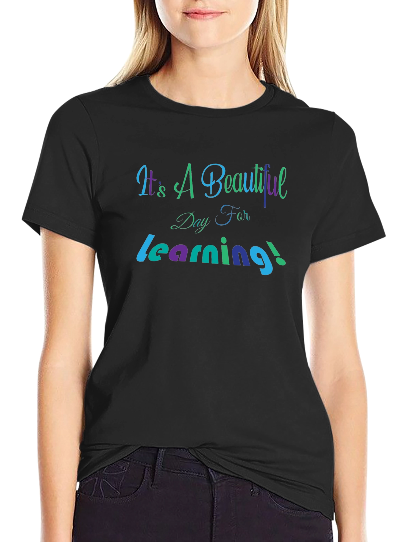 Camiseta Negra - Día de Aprendizaje