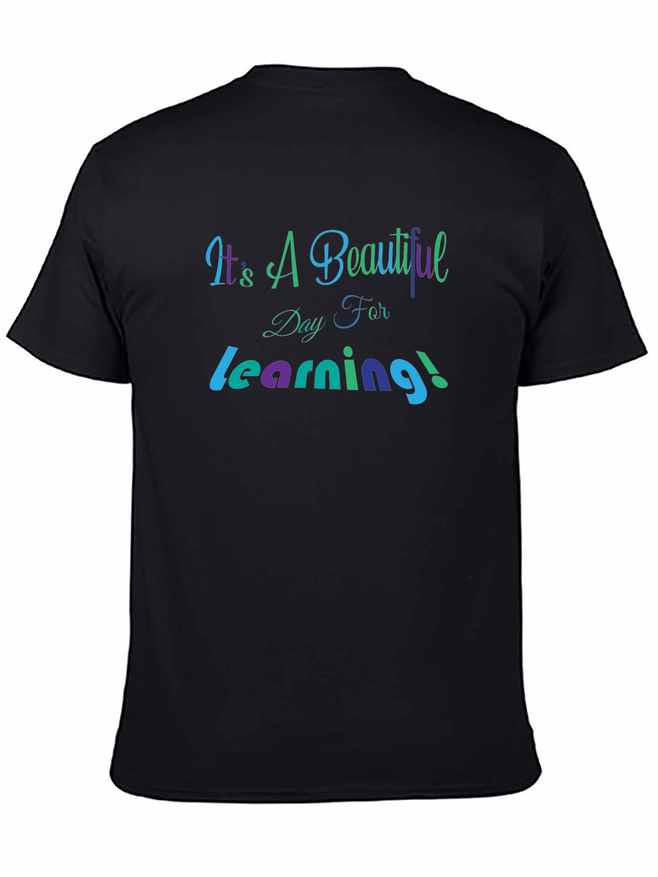 Camiseta Negra - Día de Aprendizaje