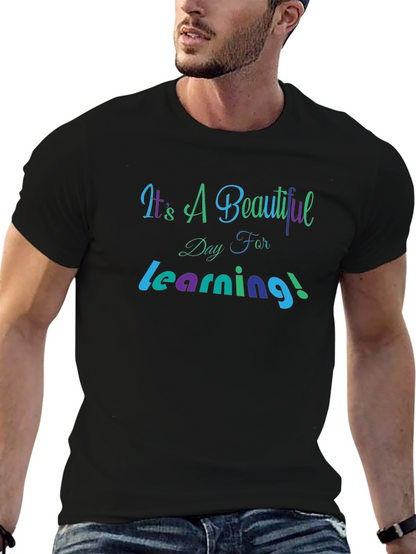 Camiseta Negra - Día de Aprendizaje