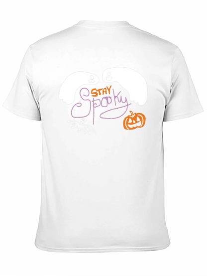 Camiseta Negra Stay Spooky Halloween