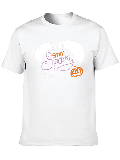 Camiseta Negra Stay Spooky Halloween
