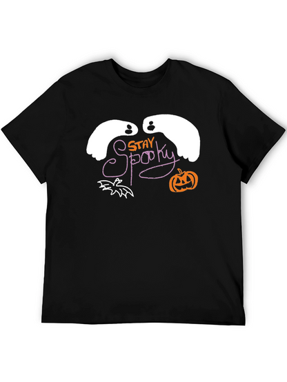 Camiseta Negra Stay Spooky Halloween