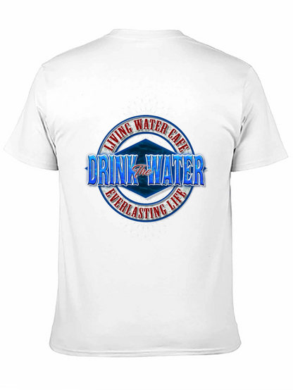 Camiseta Negra: Agua Viva Vida Eterna