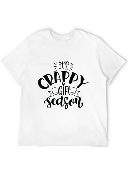 Camiseta Negra Humorística: Temporada de Regalos Basura