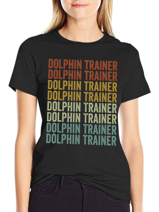Camiseta Vintage Entrenador de Delfines