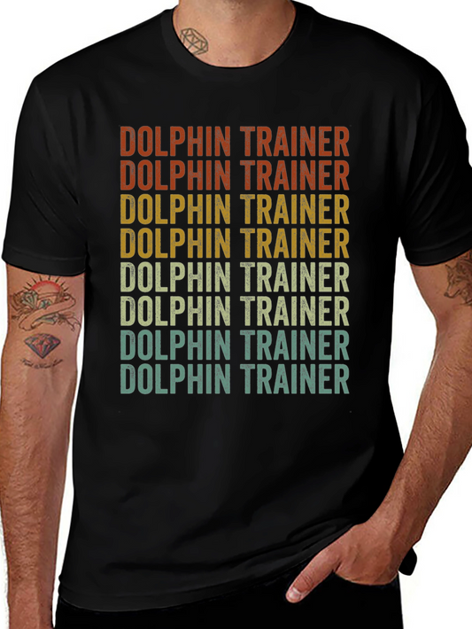 Camiseta Vintage Entrenador de Delfines