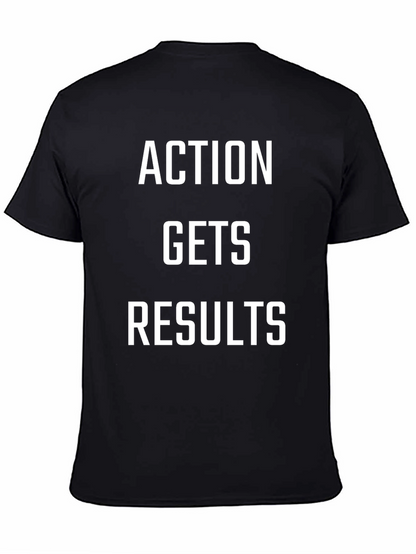 Camiseta Negra: ¡Acción Genera Resultados!