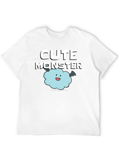 Camiseta Negra: Monstruo Adorable