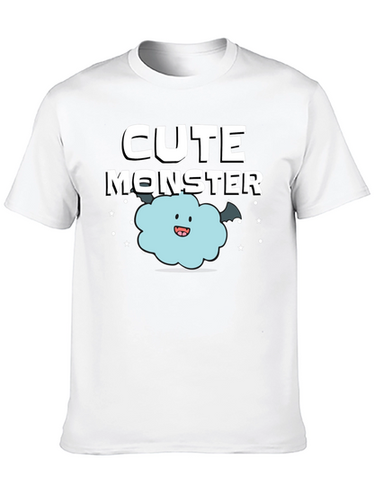 Camiseta Negra: Monstruo Adorable