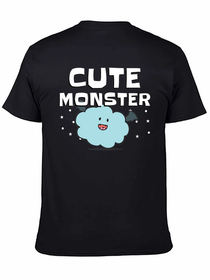 Camiseta Negra: Monstruo Adorable