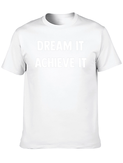 Camiseta Negra Inspiracional Sueña Logra