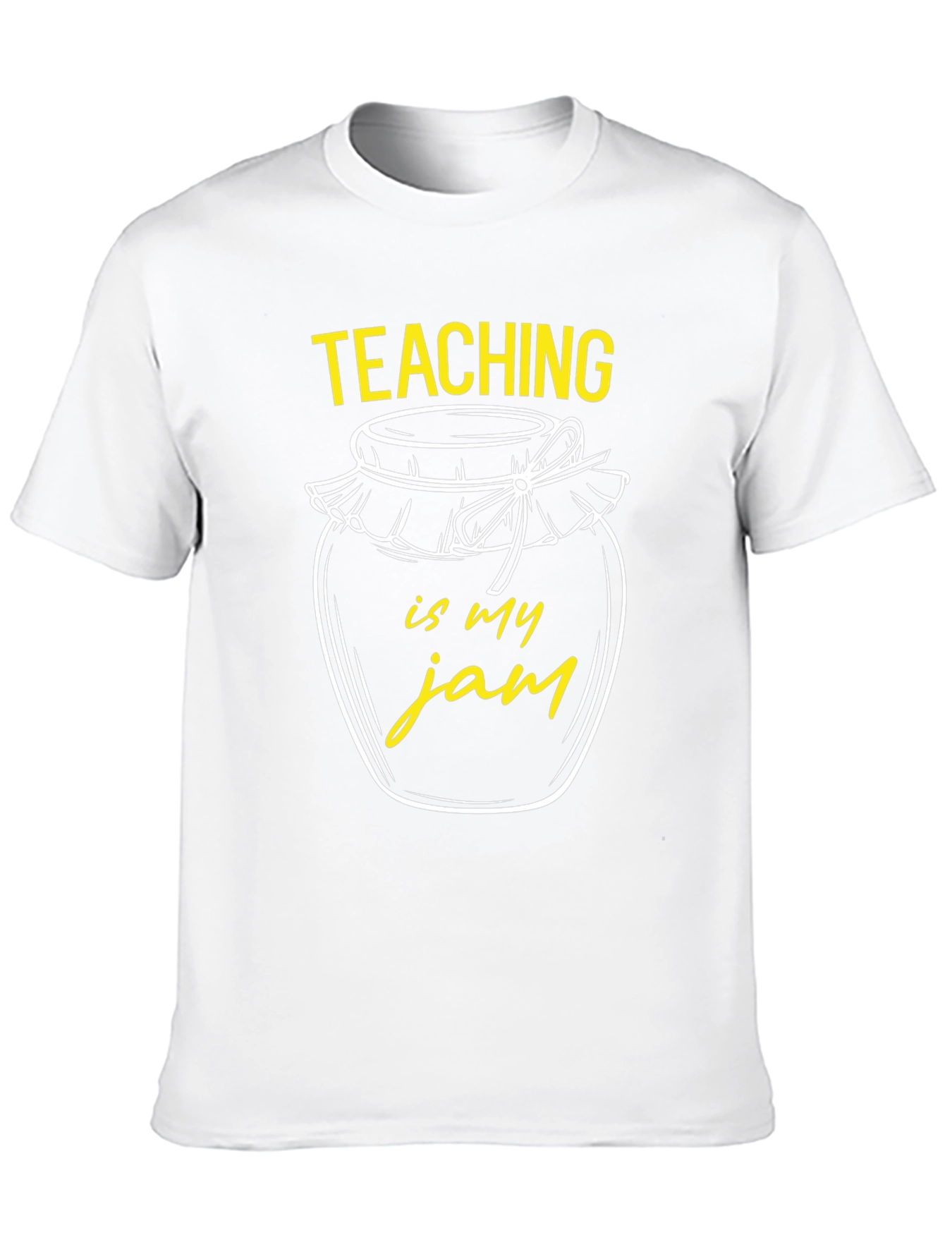 Camiseta Negra Teaching is my jam para Profesor