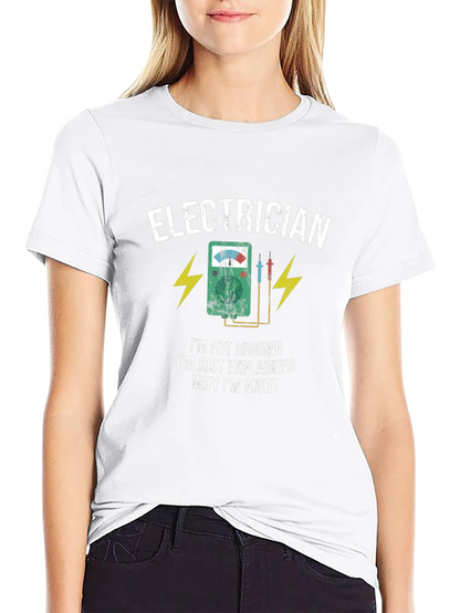 Camiseta Eléctrico: Explicando por Qué Tengo Razón