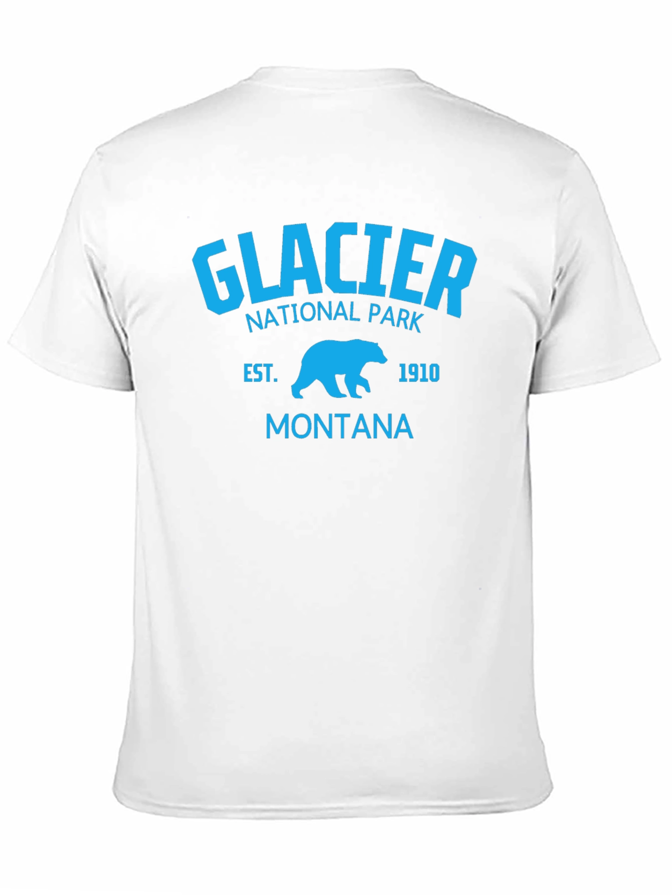 Camiseta Glacier National Park Montana Hombre