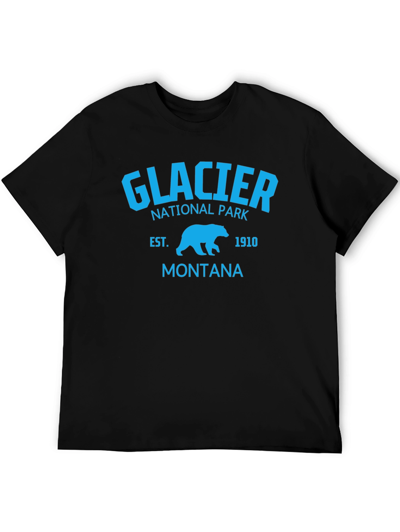 Camiseta Glacier National Park Montana Hombre