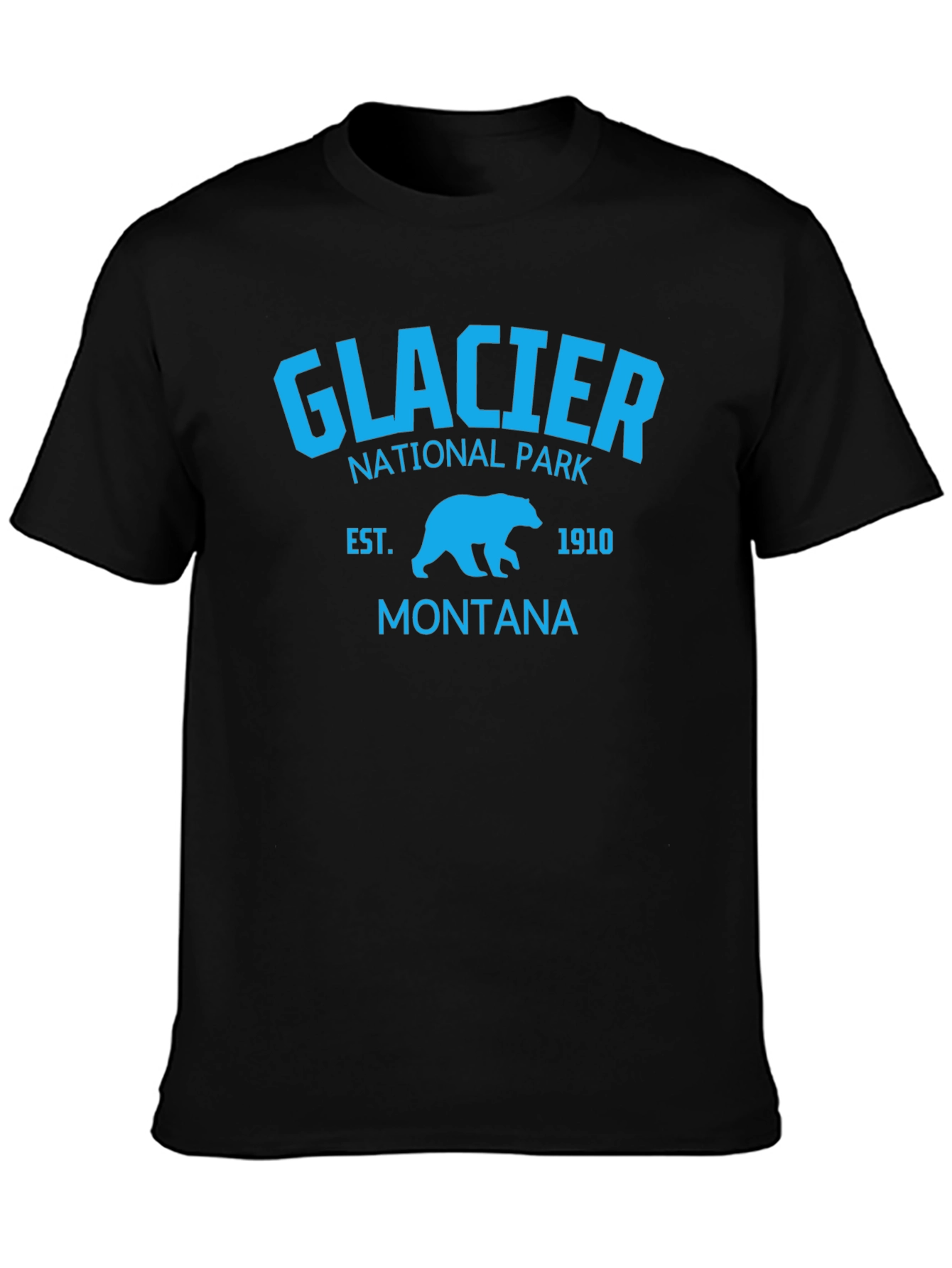 Camiseta Glacier National Park Montana Hombre