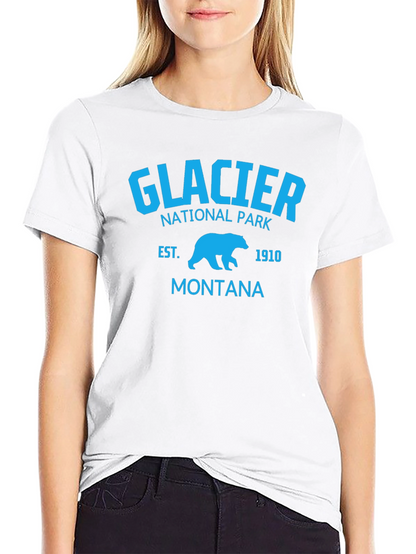 Camiseta Glacier National Park Montana Hombre