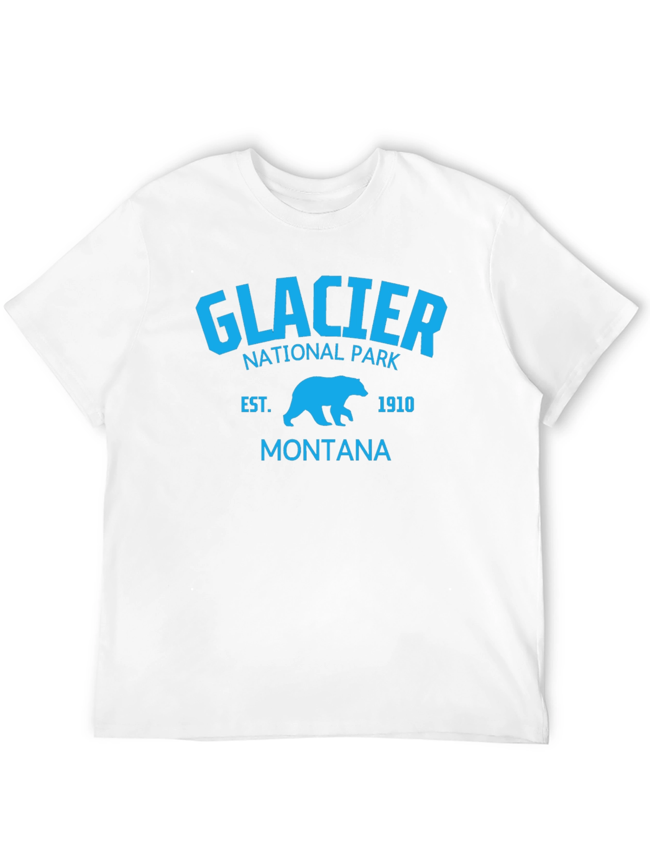 Camiseta Glacier National Park Montana Hombre