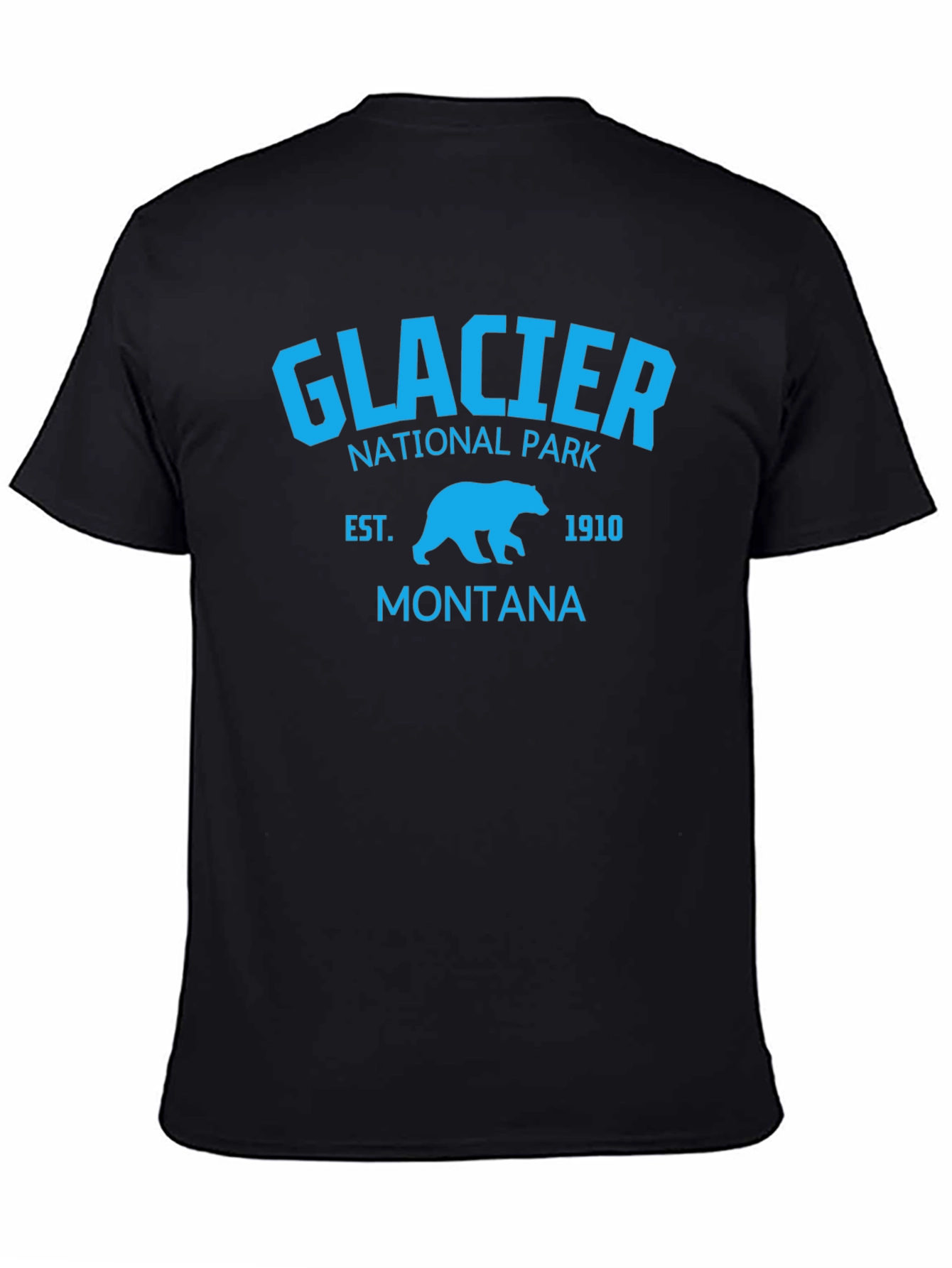 Camiseta Glacier National Park Montana Hombre