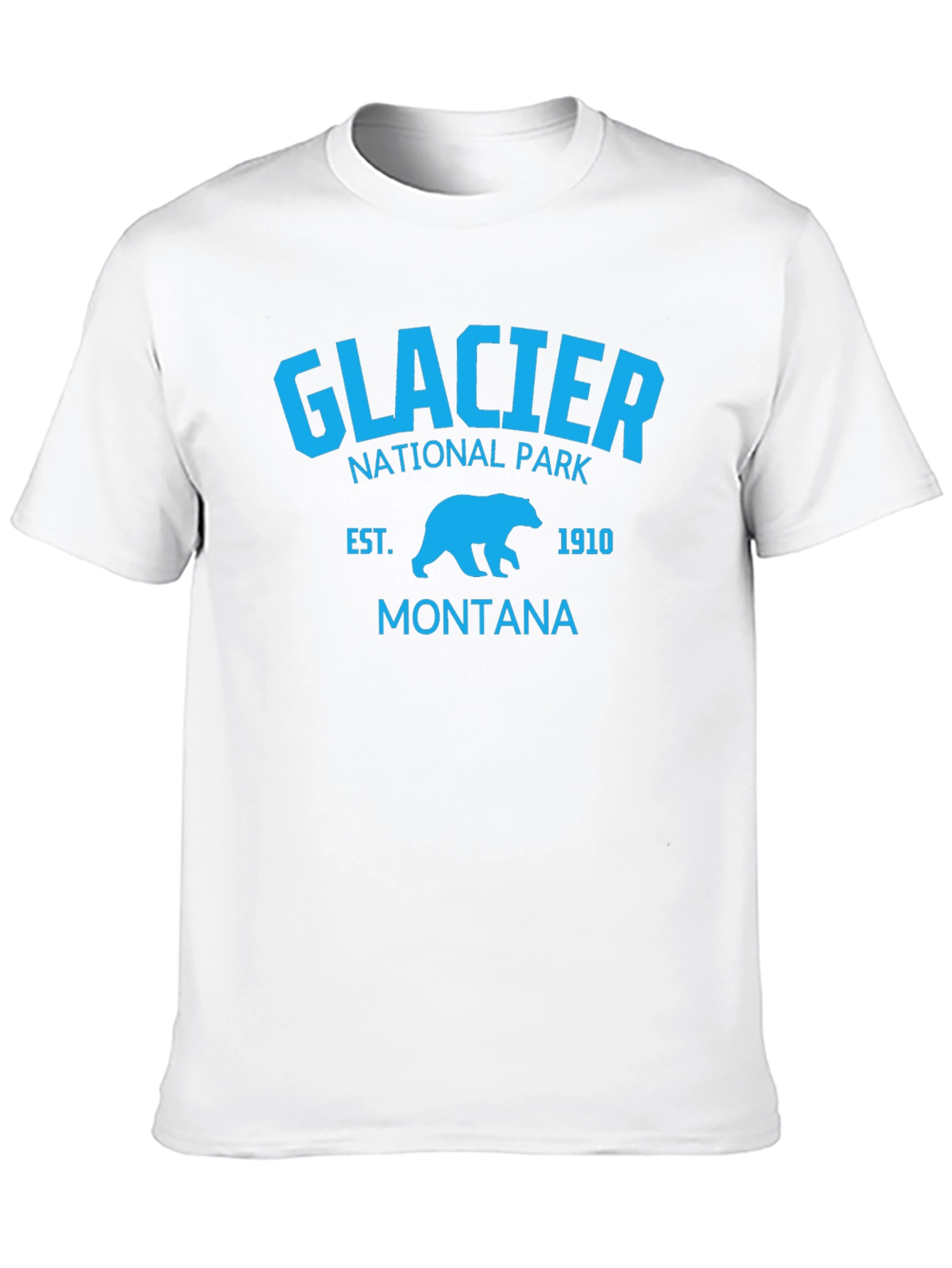 Camiseta Glacier National Park Montana Hombre