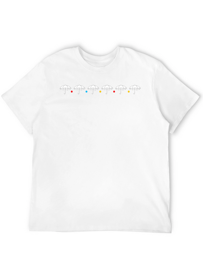 Camiseta Negra Friends Umbrellas