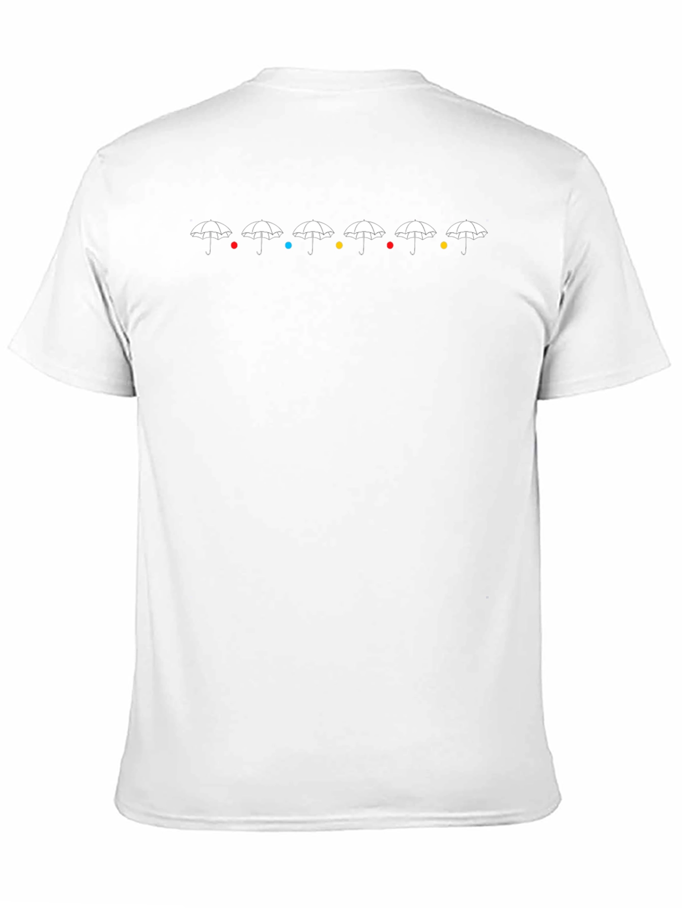 Camiseta Negra Friends Umbrellas