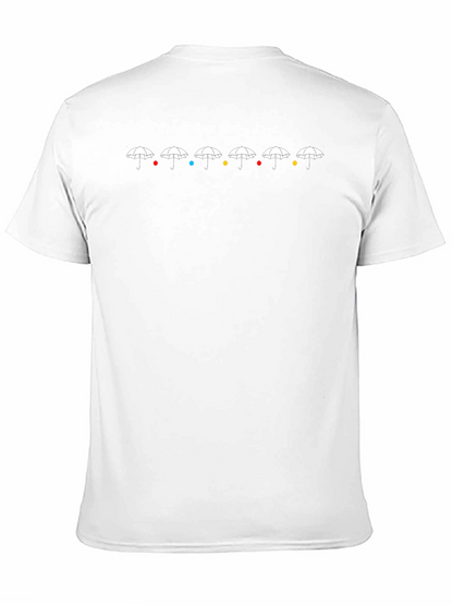 Camiseta Negra Friends Umbrellas