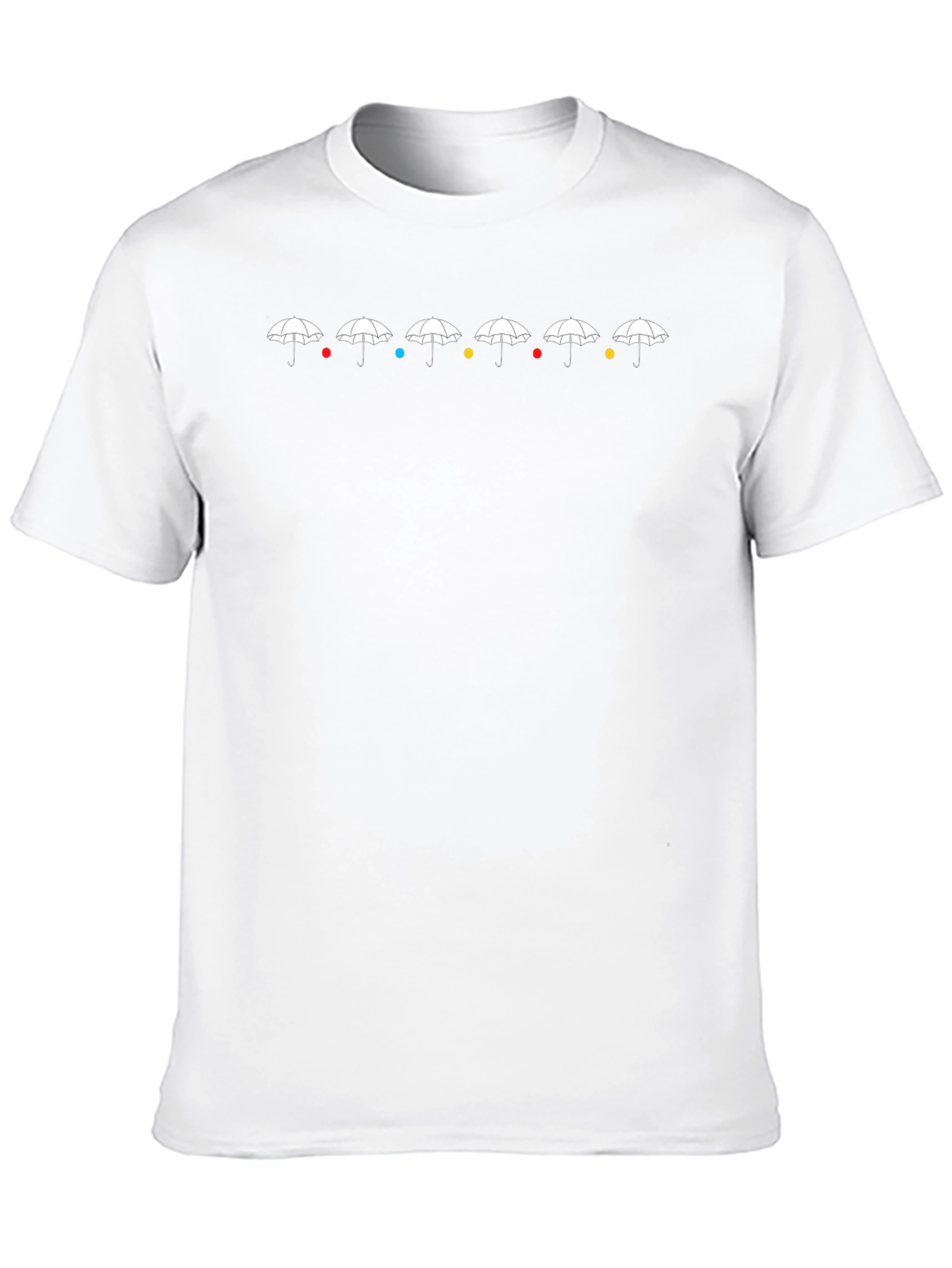 Camiseta Negra Friends Umbrellas