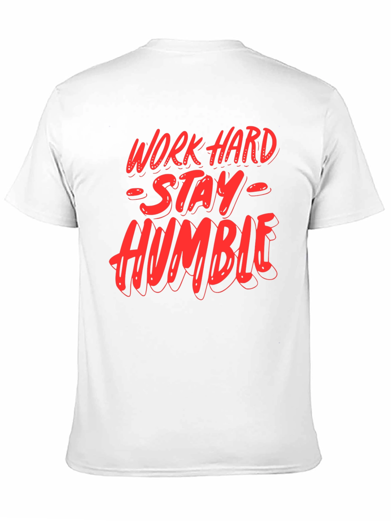 Camiseta Negra: Trabaja Duro Sé Humilde