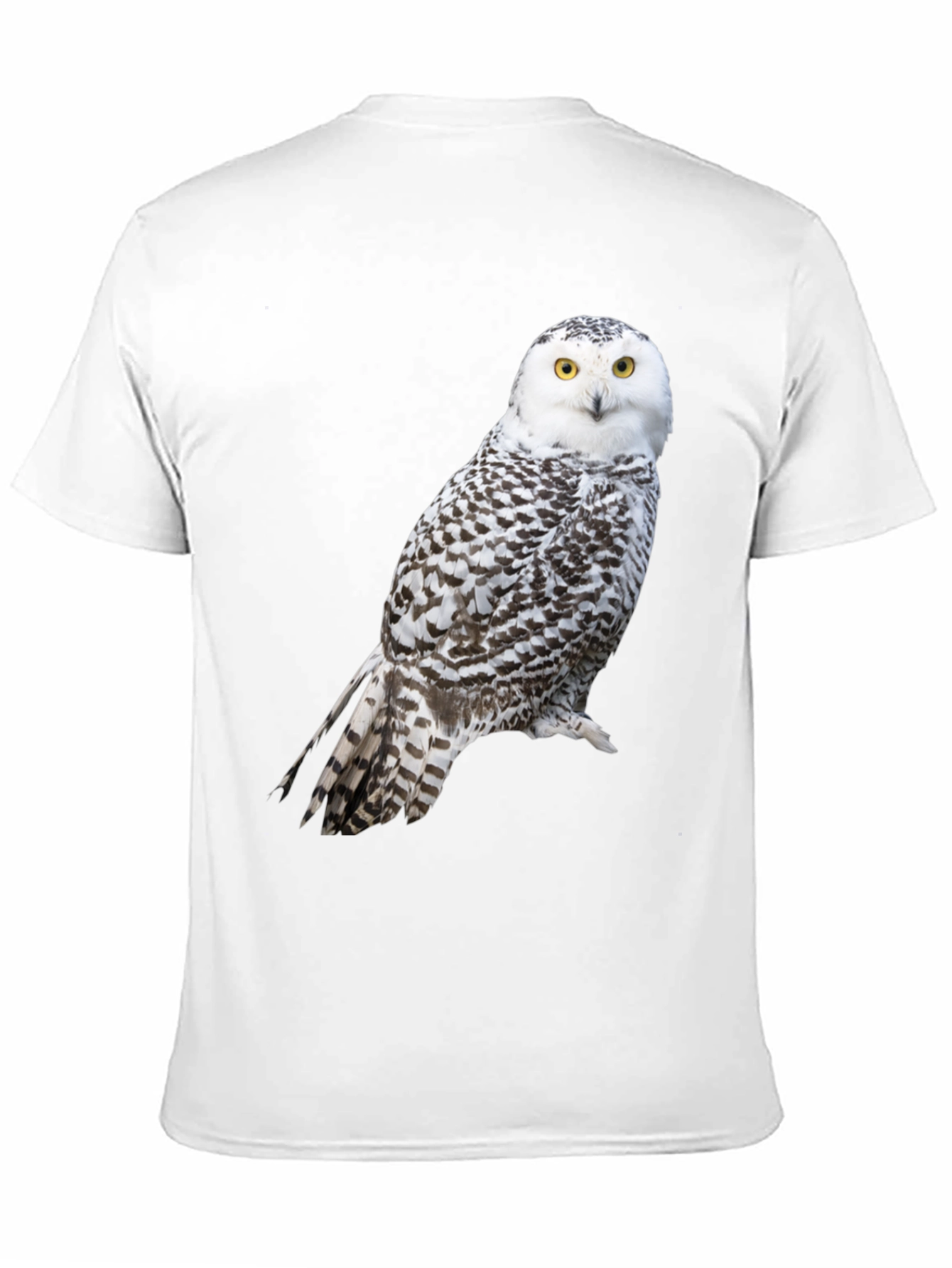 Camiseta Negra con Búho Nival para Hombre