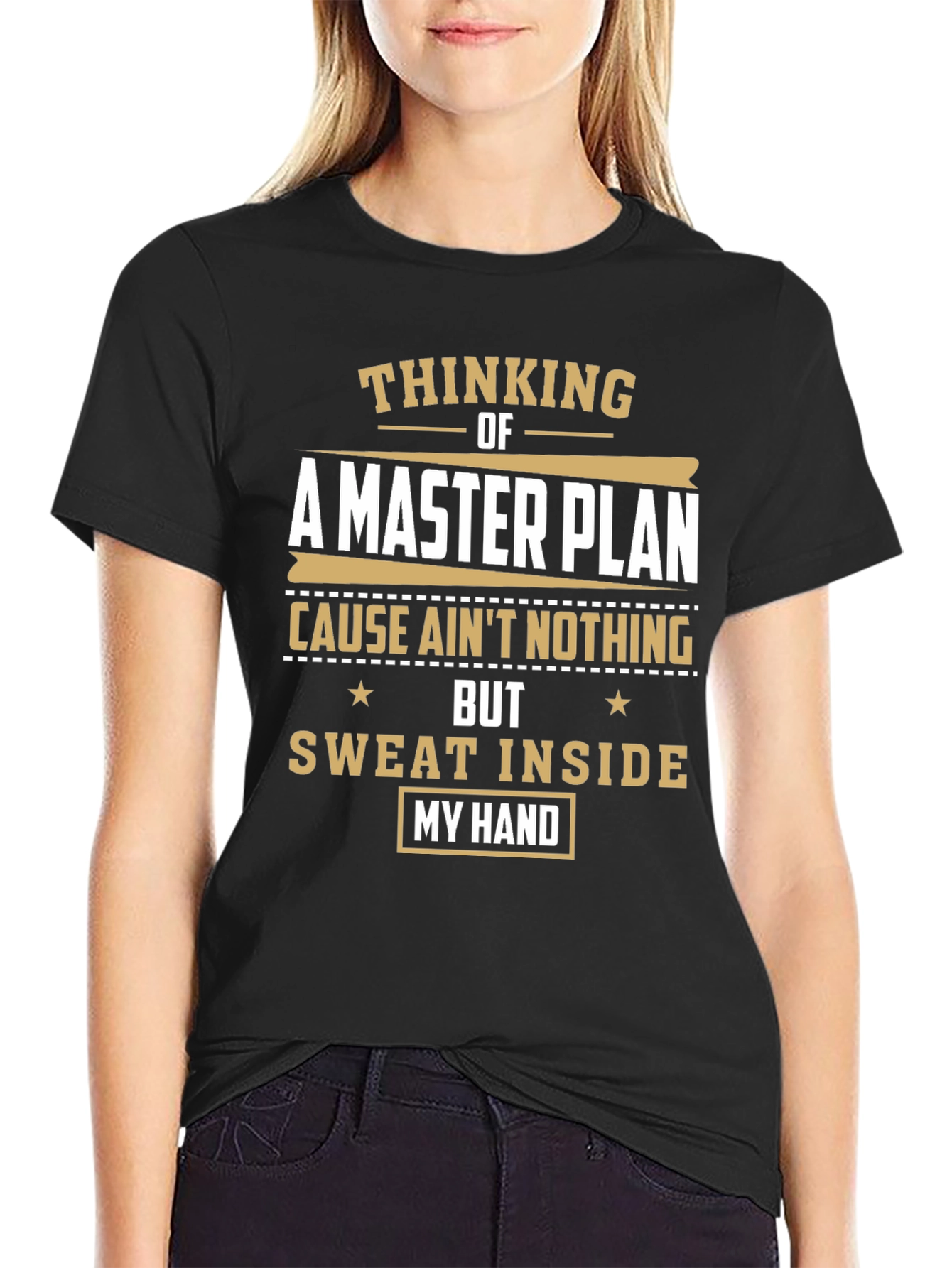 Camiseta Negra: Pensando en un Plan Maestro