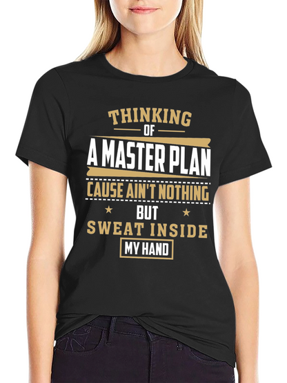 Camiseta Negra: Pensando en un Plan Maestro