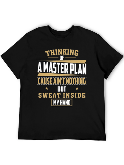 Camiseta Negra: Pensando en un Plan Maestro